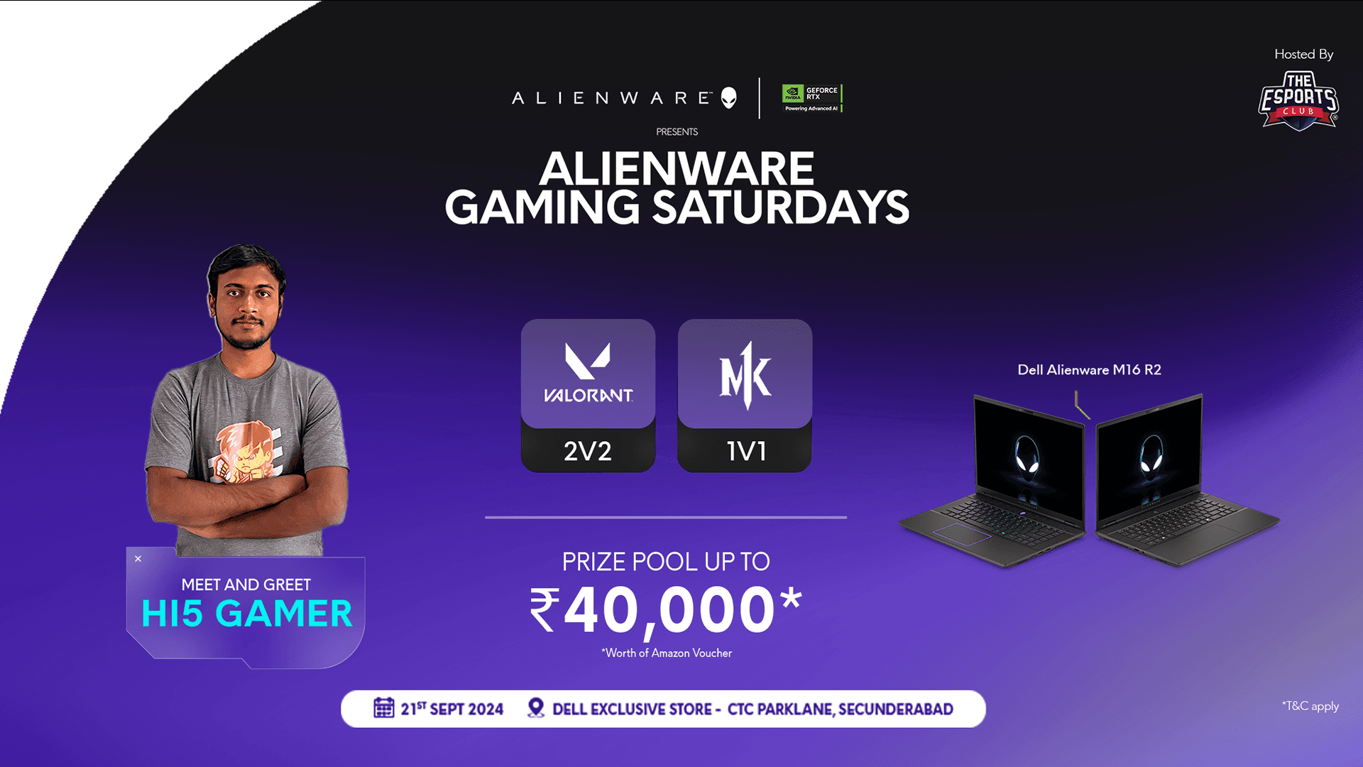 Alienware Gaming Saturdays - Secunderabad banner