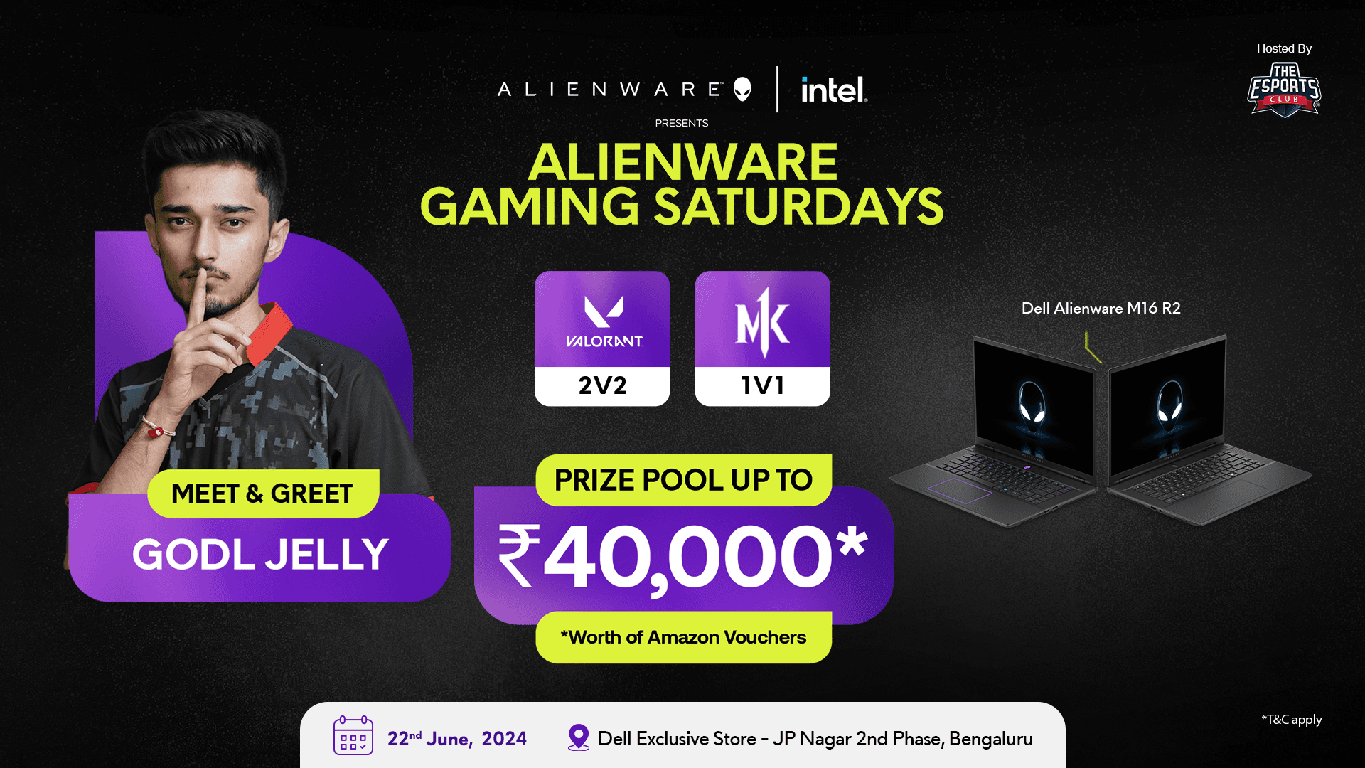 Alienware Gaming Saturdays - Bengaluru banner