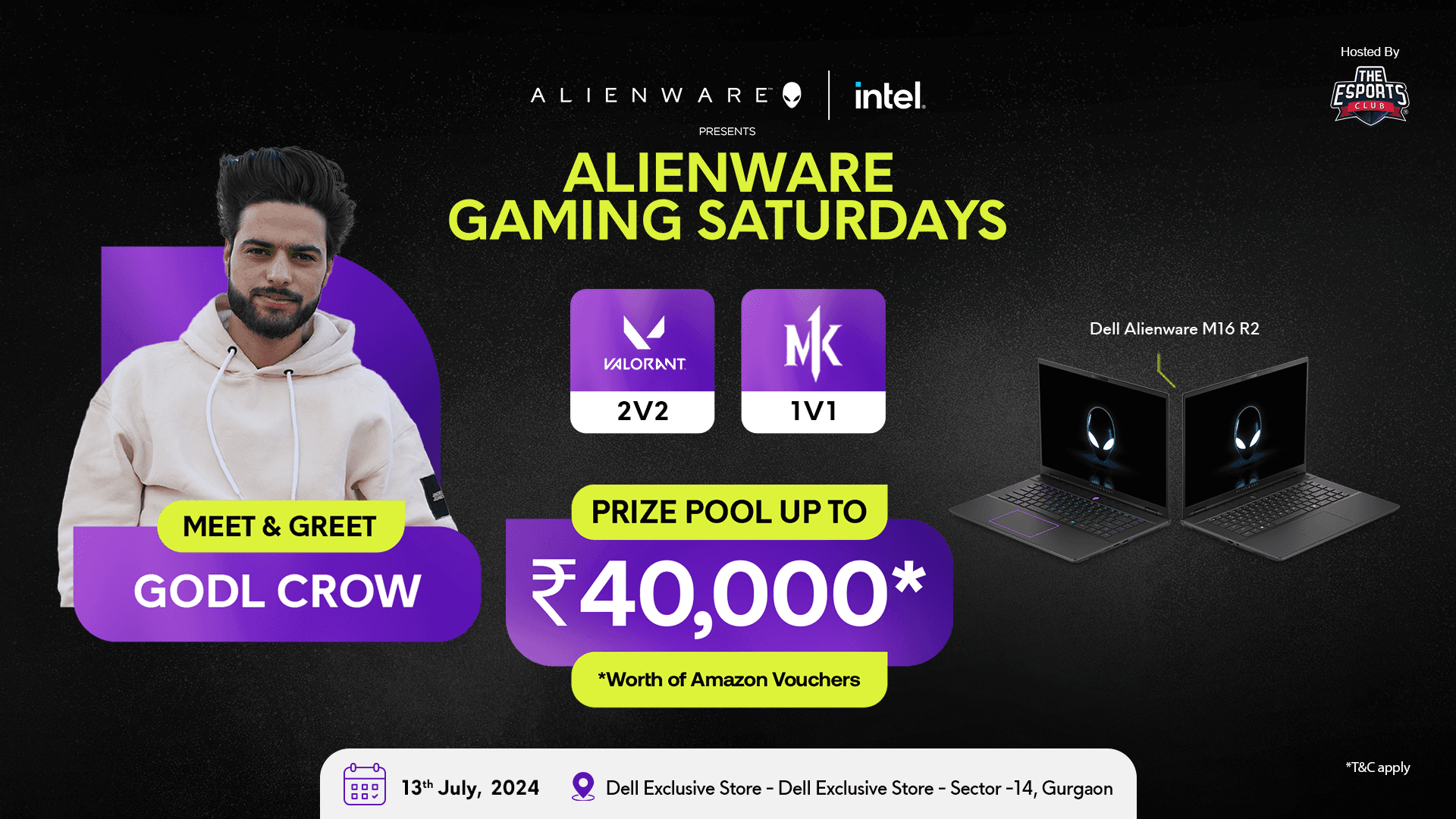 Alienware Gaming Saturdays - Gurgaon banner