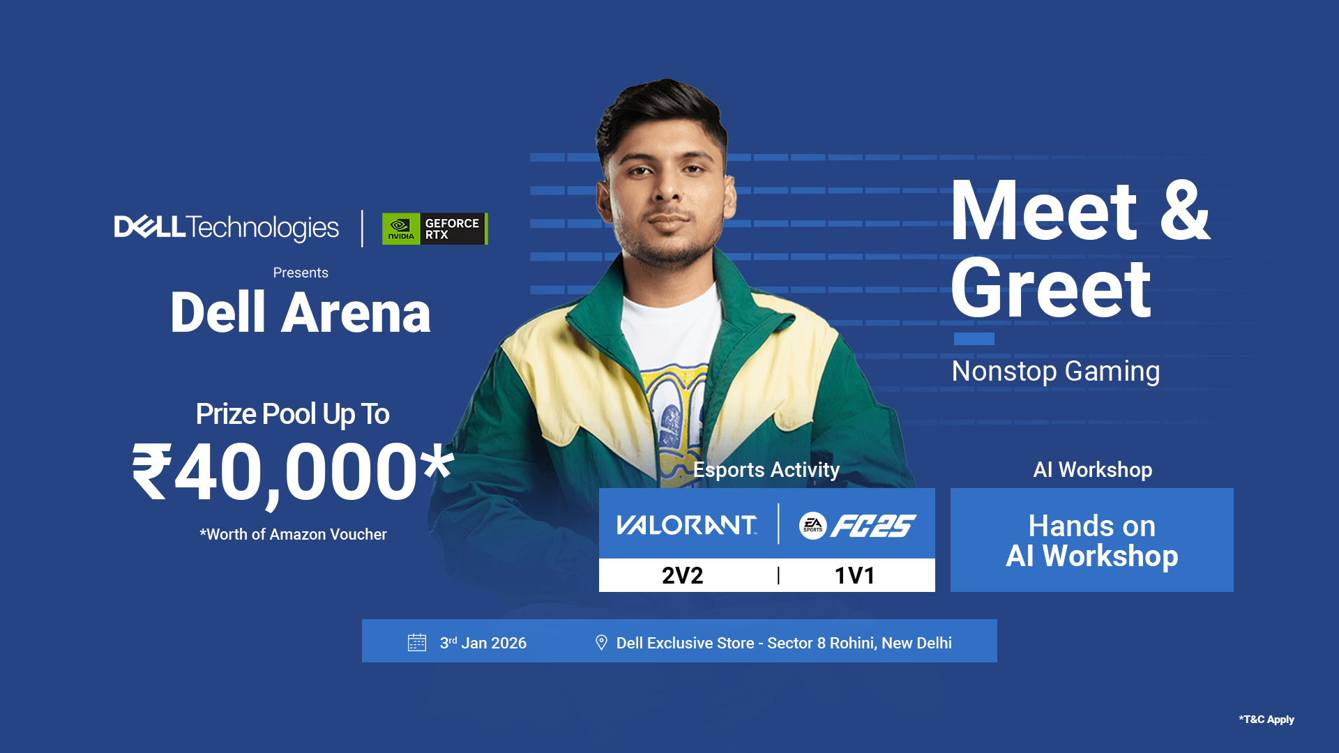 Dell Arena - New Delhi banner