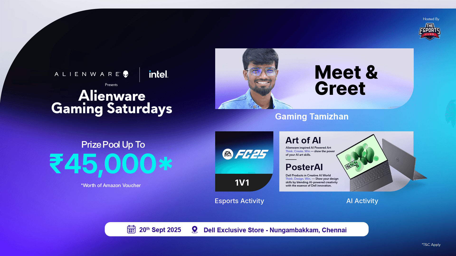 Alienware Gaming Saturdays - Chennai banner