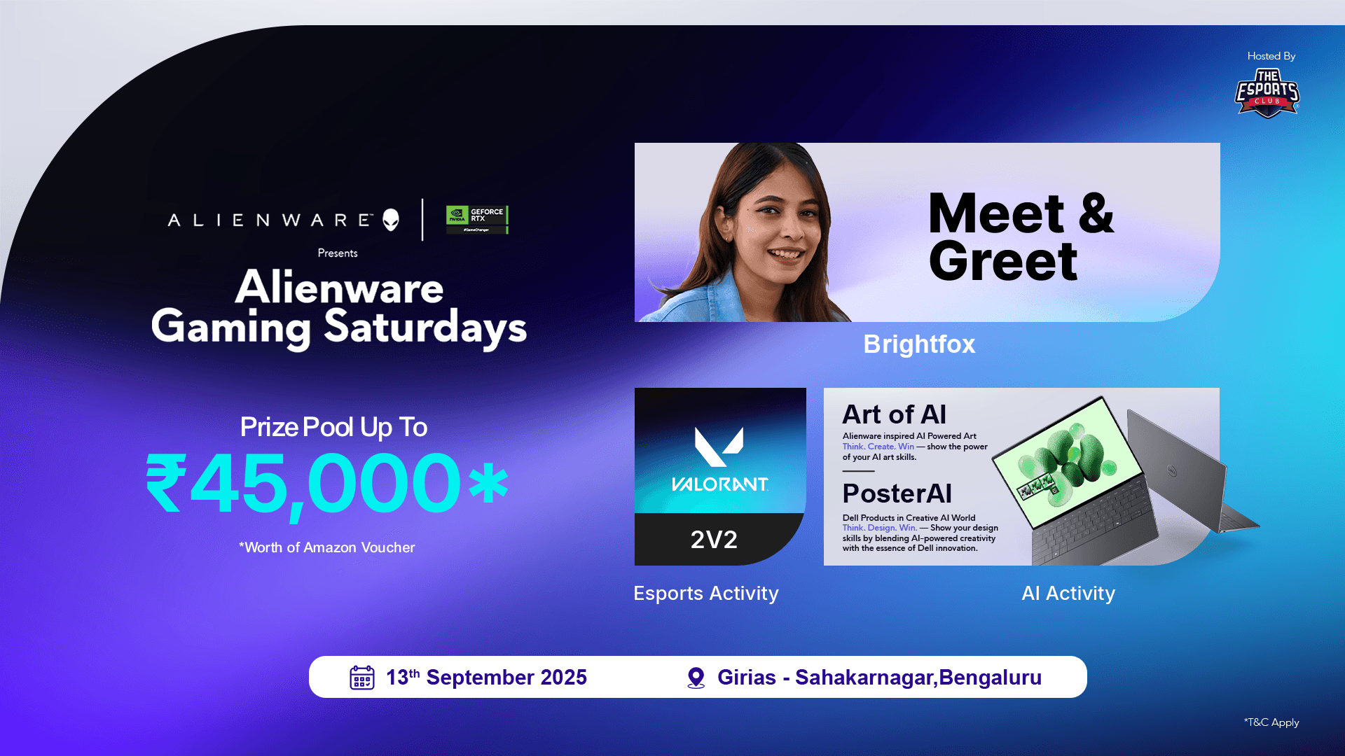 Alienware Gaming Saturdays - Bengaluru banner
