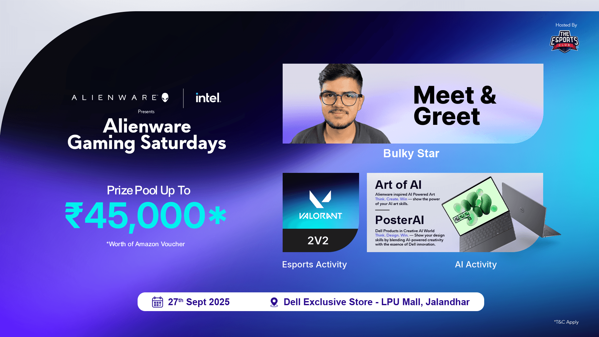 Alienware Gaming Saturdays - Jalandhar banner